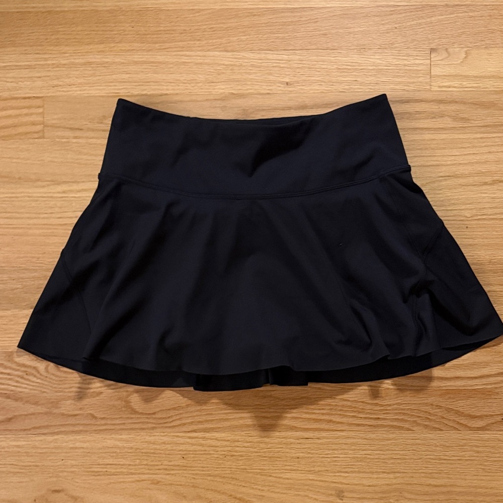 Athleta Black Skater Tennis Skirt Skort